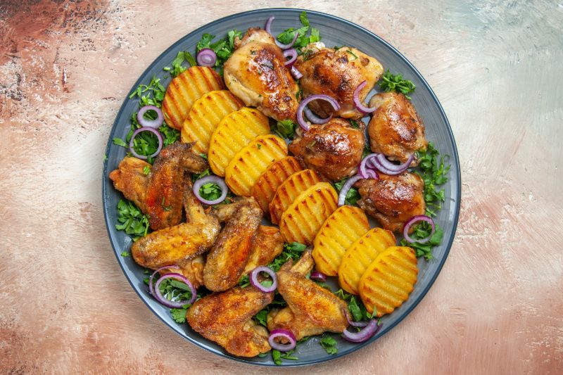 Baked Chicken Platter recipe by Certified Foodie on Tamub}
